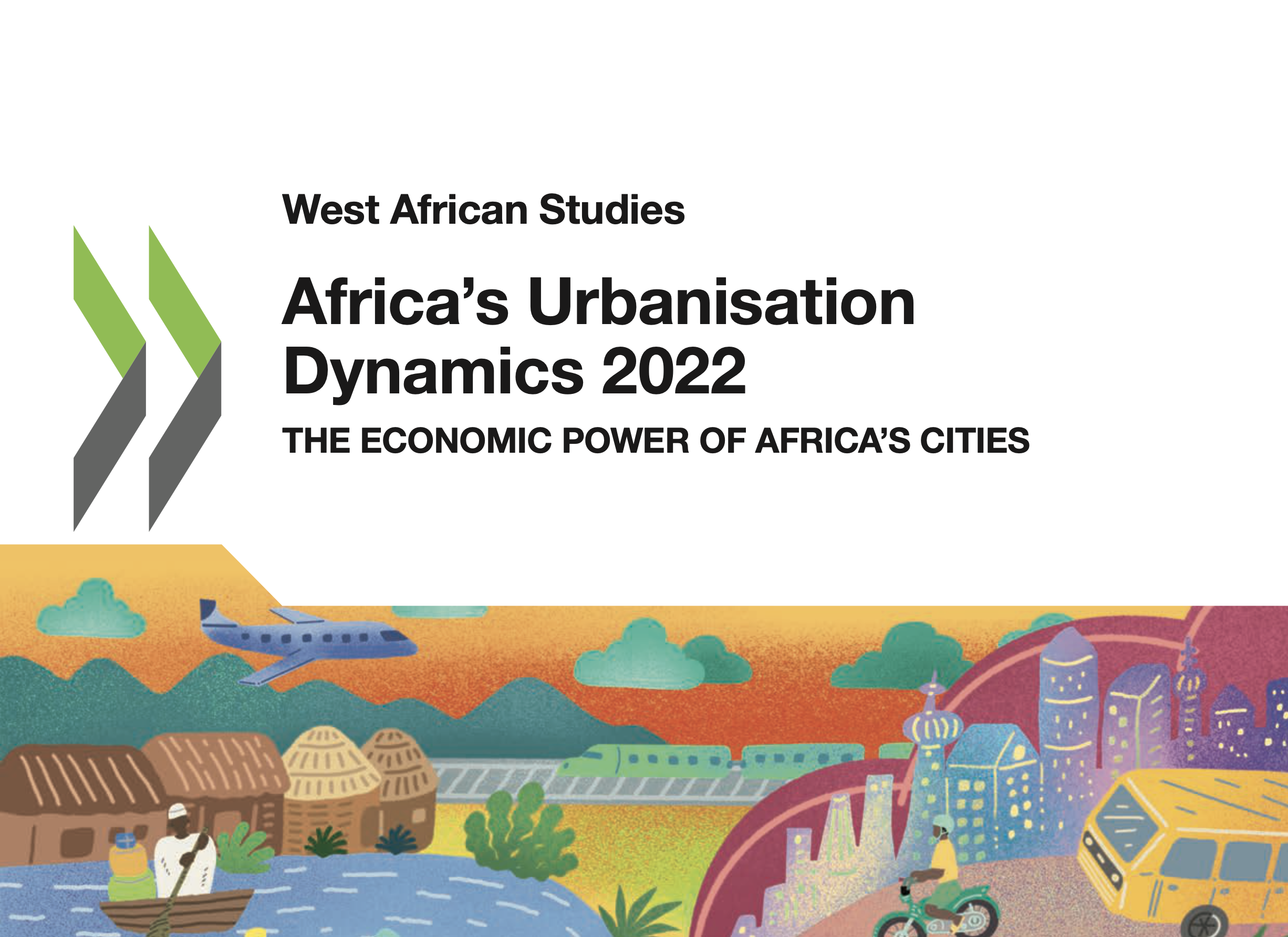 cover page of the Africa's Urbanisation Dynamics 2022 report